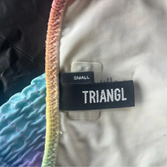 Triangl Swimwear Rainbow Bikini Set